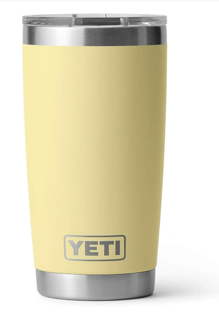 YETI - Vaso térmico de 20 onzas de acero inoxidable